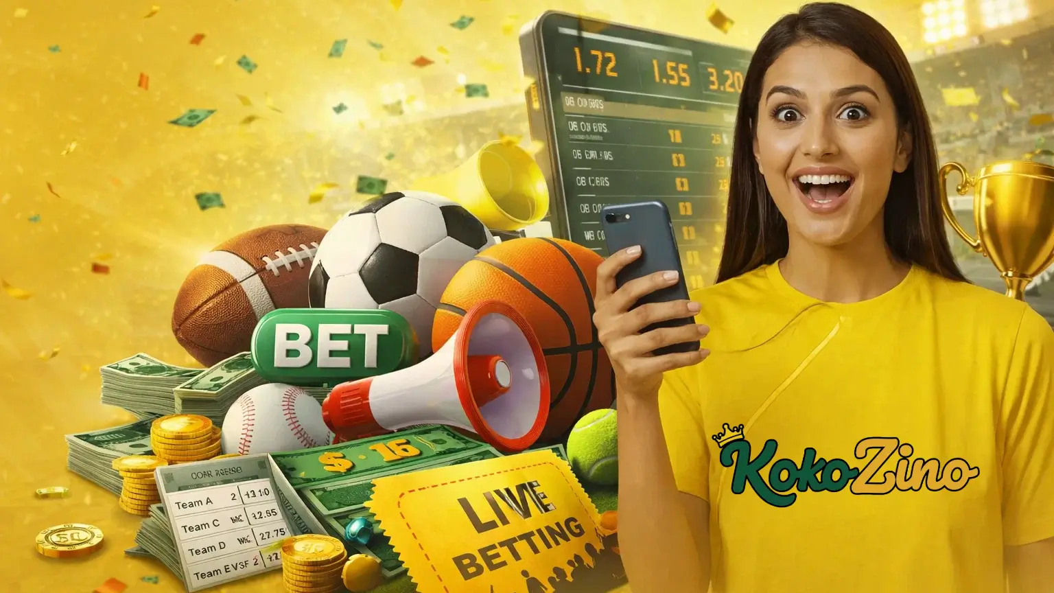 kokozino betting banner