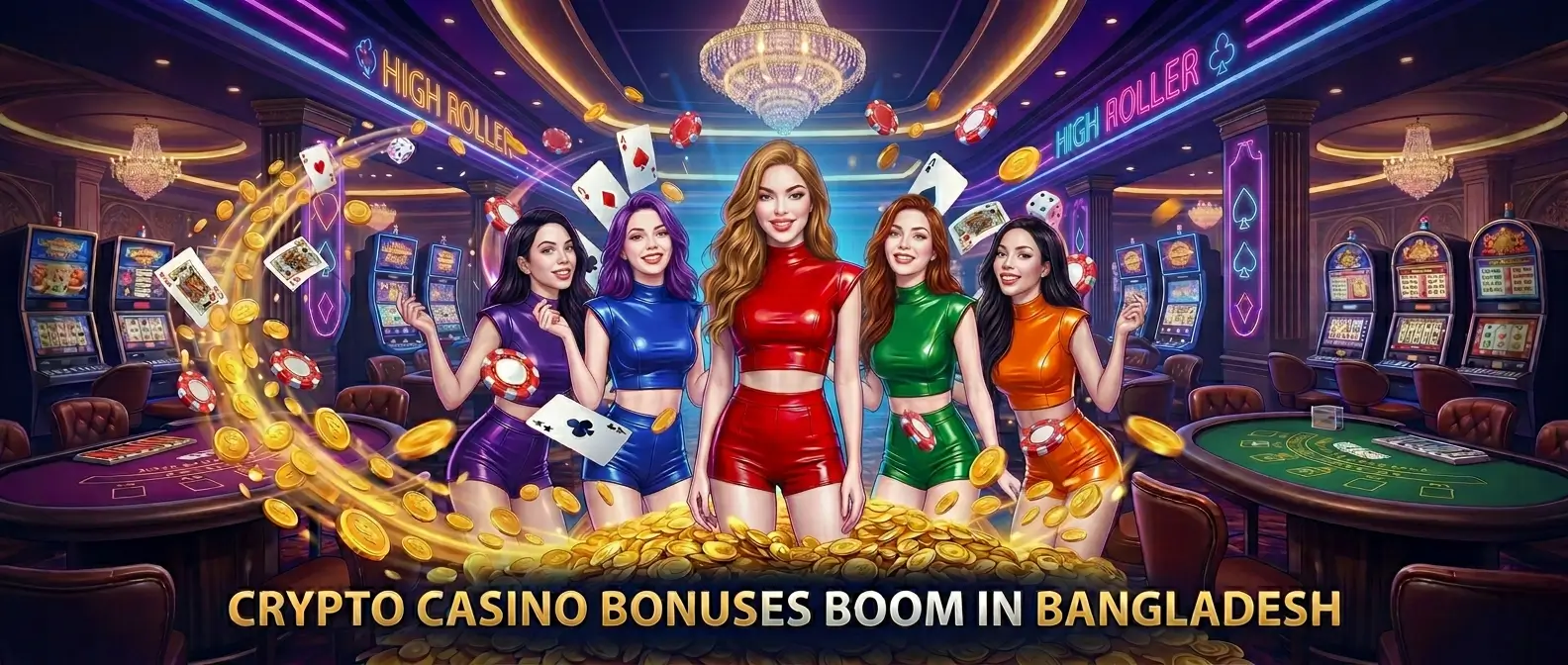 Crypto Casino Bonuses Boom in Bangladesh: Get Up to 1 BTC or 590% + Free Spins