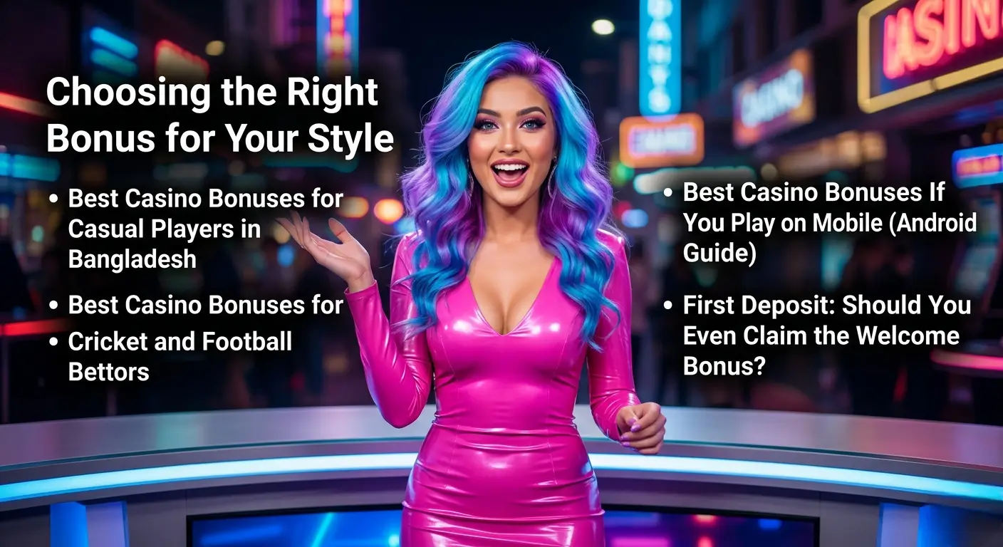 Choosing the Right Casino Bonus for Your Playing Style in Bangladesh