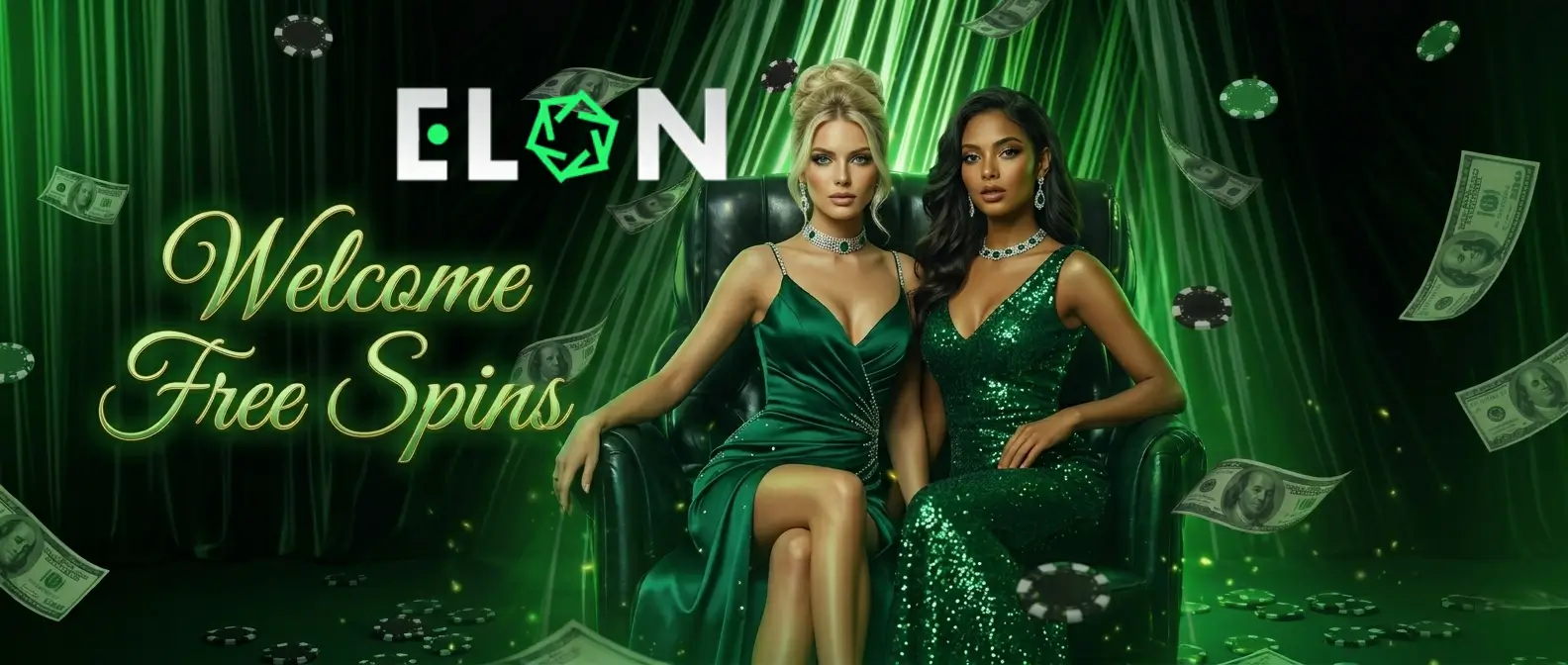 Elon Casino welcome free spin banner