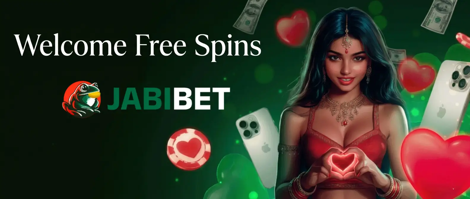 Jabibet welcome free spin bonus