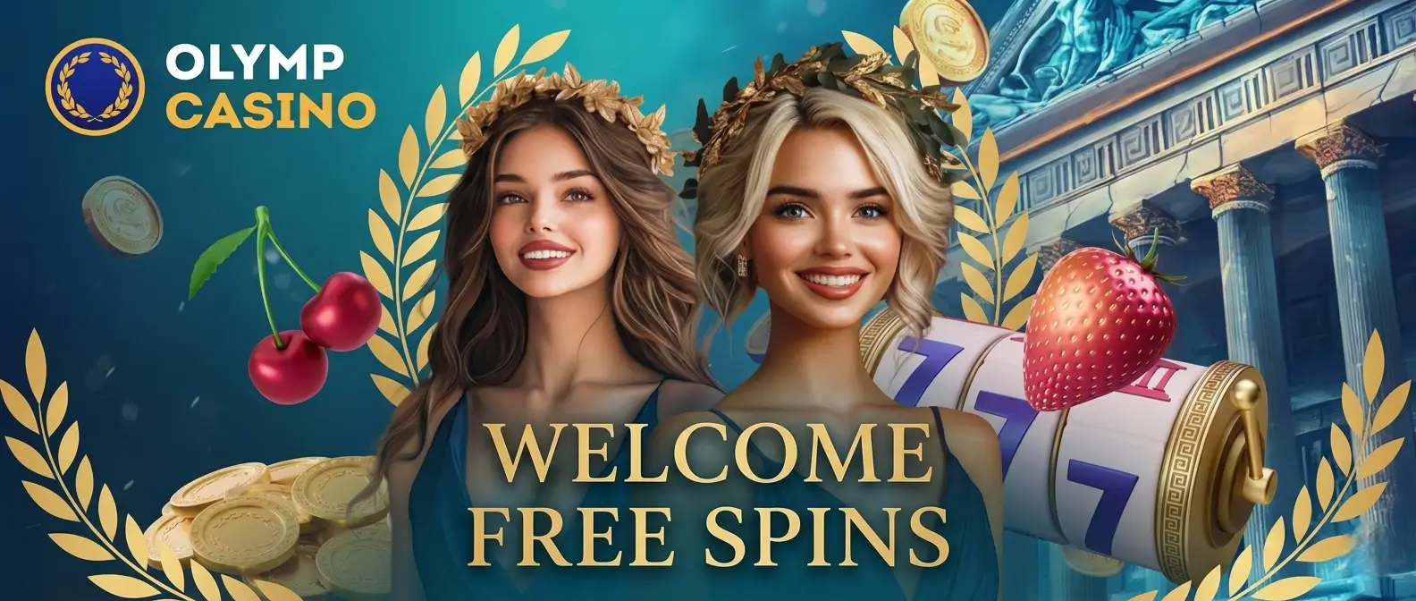 Olymp Casino welcome free spins bonus banner