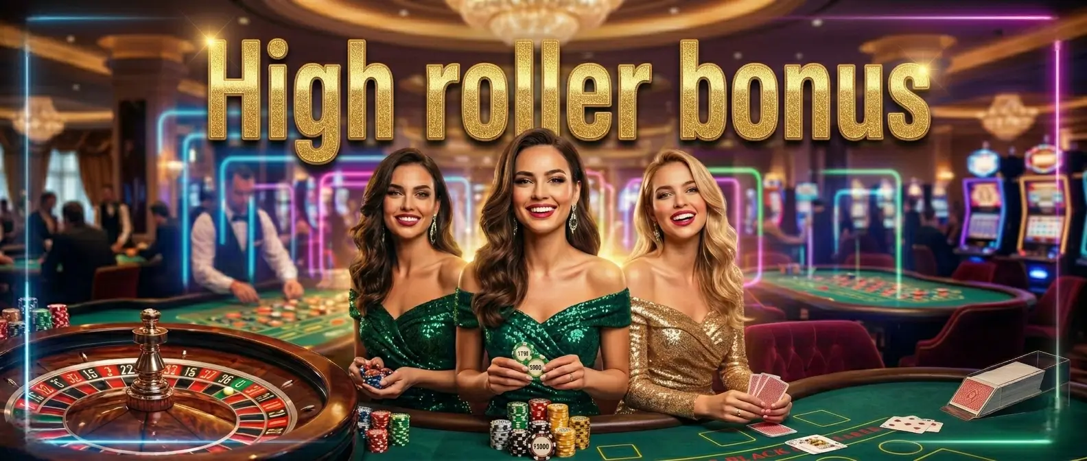 High Roller Bonus Banner
